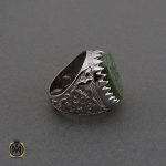 انگشتر یشم با حکاکی یا امام حسن مردانه – کد 10558 - تصویر 2