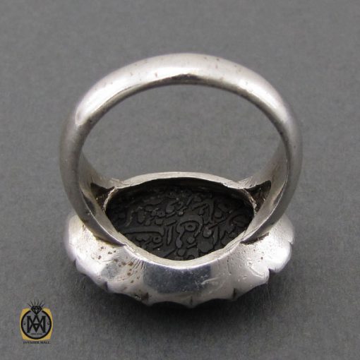 انگشتر  حدید صینی با حکاکی هفت جلاله مردانه – کد 10501 - تصویر 3