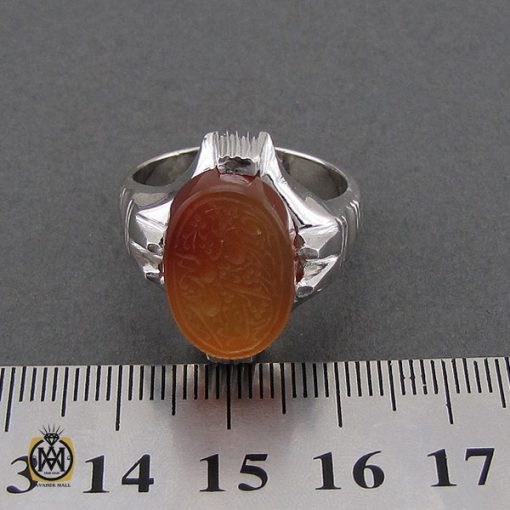 3 انگشتر عقیق یمن با حکاکی هوالله مردانه – کد 10567 - تصویر 3