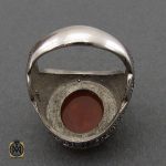 انگشتر عقیق یمن با حکاکی سبحان الحی القیوم مردانه – کد 10572 - تصویر 3