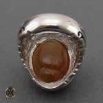 3 انگشتر عقیق یمن با حکاکی الله و پنج تن مردانه – کد 10580 - تصویر 3