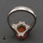 انگشتر عقیق یمن با حکاکی یا عقیله العرب مردانه – کد 10581 - تصویر 3