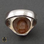 انگشتر عقیق یمن با حکاکی شرف الشمس و یا حیدر کرار مردانه – کد 10585 - تصویر 3