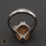 انگشتر عقیق یمن با حکاکی استغفر الله مردانه – کد 10591 - تصویر 3