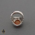3 انگشتر عقیق یمن با حکاکی علی رکن الایمان مردانه – کد 10593 - تصویر 3