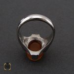 3 انگشتر عقیق یمن با حکاکی یا قوی مردانه – کد 10595 - تصویر 3