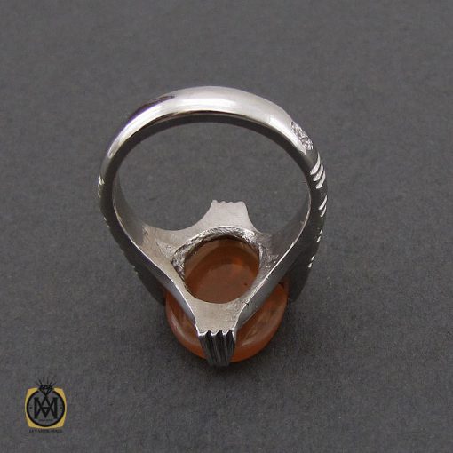3 انگشتر عقیق یمن با حکاکی یا فتاح مردانه – کد 10597 - تصویر 3