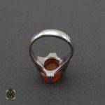 انگشتر عقیق یمن با حکاکی یا فاطمه مردانه – کد 10606 - تصویر 3