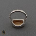 انگشتر عقیق یمن با حکاکی یا رب العالمین مردانه – کد 10608 - تصویر 3