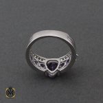 3 انگشتر آمتیست طرح پرتو زنانه - کد 2273 - تصویر 3