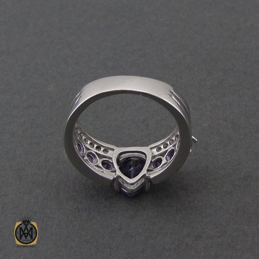 انگشتر آمتیست طرح پرتو زنانه - کد 2273 - تصویر 3