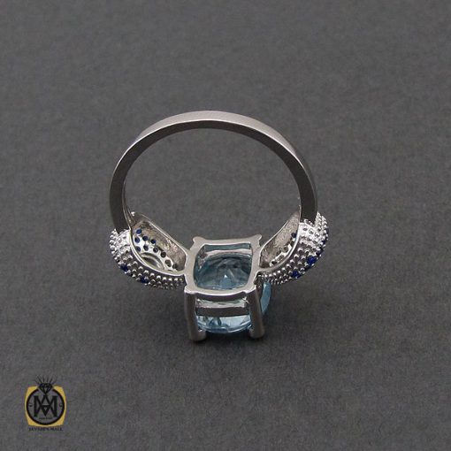 سرویس توپاز آبی طرح نغمه زنانه - کد 7223 - تصویر 3