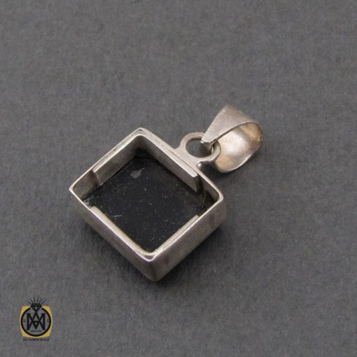 3 مدال عقیق سیاه با حکاکی یا امام رضا طرح اسپرت - کد 3266 - تصویر 3