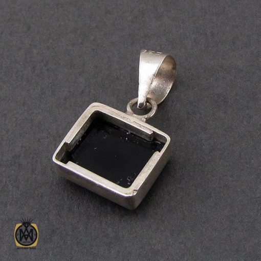 3 مدال عقیق مشکی طرح اسپرت - کد 3268 - تصویر 3