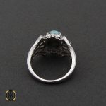 3 انگشتر فیروزه نیشابوری طرح آتنا زنانه - کد 2291 - تصویر 3
