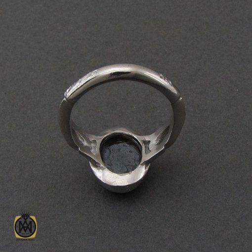 3 انگشتر حدید صینی با حکاکی هفت جلاله مردانه دست ساز - کد 10663 - تصویر 3