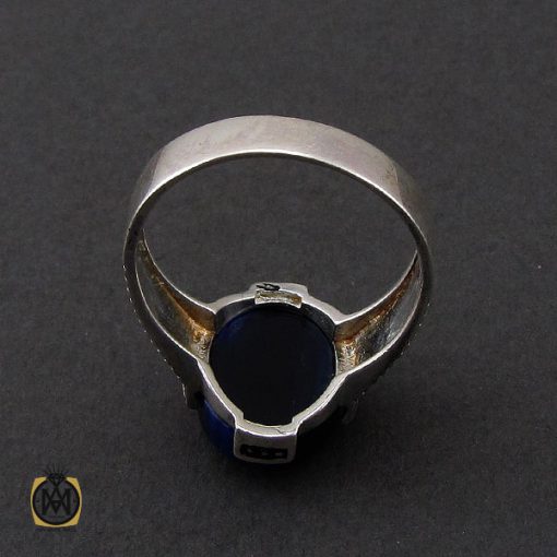 3 انگشتر چشم ببر آبی مردانه - کد 10752 - تصویر 3