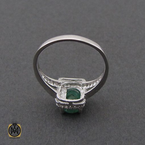 سرویس زمرد زنانه خوش رنگ و معدنی طرح آیما - کد 7196 - تصویر 3