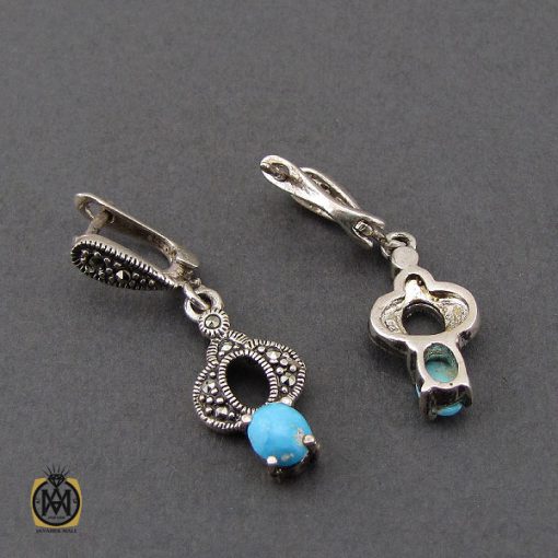 سرویس فیروزه نیشابور و مارکازیت طرح نیلا زنانه -کد 7213 - تصویر 3