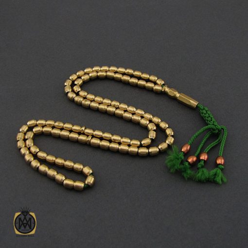 3 تسبیح برنج 101 دانه استوانه ای - کد 4331 - تصویر 3