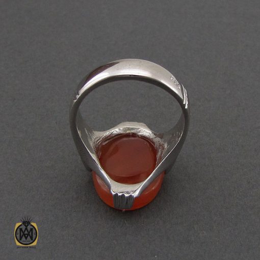 3 انگشتر عقیق یمن با حکاکی سلام علی نوح فی العالمین مردانه – کد 10555 - تصویر 3