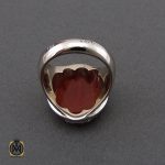 انگشتر عقیق یمن با حکاکی ماشاالله لا قوه الا بالله ان ترن انا اقل منک مالا و ولدا مردانه – کد 10561 - تصویر 3