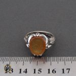 انگشتر عقیق یمن با حکاکی یا خامس اصحاب الکساء مردانه – کد 10576 - تصویر 4