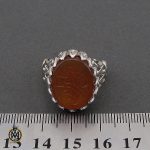 انگشتر عقیق یمن با حکاکی شرف الشمس و یا نفس خیر المرسلین مردانه – کد 10578 - تصویر 4