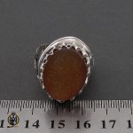 4 انگشتر عقیق یمن با حکاکی الله و پنج تن مردانه – کد 10580 - تصویر 4