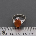 انگشتر عقیق یمن با حکاکی یا عقیله العرب مردانه – کد 10581 - تصویر 4