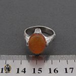 انگشتر عقیق یمن با حکاکی هو العزه مردانه – کد 10584 - تصویر 4