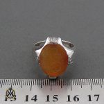 انگشتر عقیق یمن با حکاکی یا حسین شهید مردانه – کد 10586 - تصویر 4