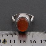 انگشتر عقیق یمن با حکاکی شرف الشمس و یا زینب کبری مردانه – کد 10600 - تصویر 4