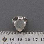 انگشتر عقیق یمن با حکاکی یا شید الشهدا مردانه – کد 10619 - تصویر 4