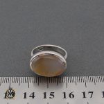 انگشتر عقیق یمن با حکاکی شرف الشمس مردانه - کد 10642 - تصویر 4