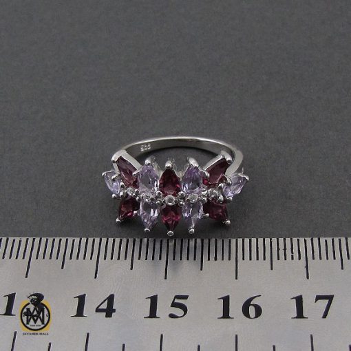 انگشتر یاقوت سرخ و آمتیست طرح آتوسا زنانه - کد 2281 - تصویر 4