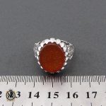 انگشتر عقیق یمن با حکاکی ماشاالله لا قوه الا بالله ان ترن انا اقل منک مالا و ولدا مردانه – کد 10508 - تصویر 4