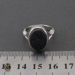 انگشتر حدید صینی با حکاکی هفت جلاله مردانه دست ساز - کد 10656 - تصویر 4