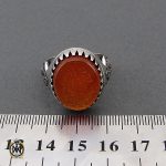 انگشتر عقیق یمن با حکاکی ماشاالله لا قوه الا بالله ان ترن انا اقل منک مالا و ولدا مردانه – کد 10511 - تصویر 4