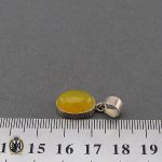 مدال عقیق زرد با حکاکی شرف الشمس طرح اسپرت - کد 3272 - تصویر 4