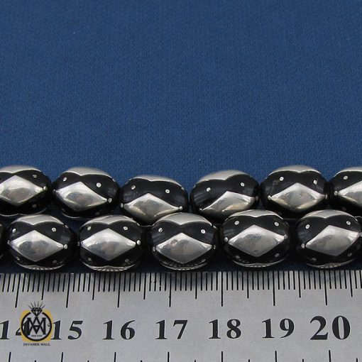 تسبیح 33 دانه نقره و یسر مصری خوش دست - کد 4338 - تصویر 4