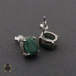 سرویس زمرد معدنی زنانه طرح باران- کد 7197 - تصویر 4