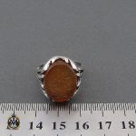 4 انگشتر عقیق یمن با حکاکی مهدی طاووس اهل الجنه مردانه – کد 10534 - تصویر 4