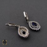 سرویس جید آبی طرح سلما زنانه -کد 7207 - تصویر 4