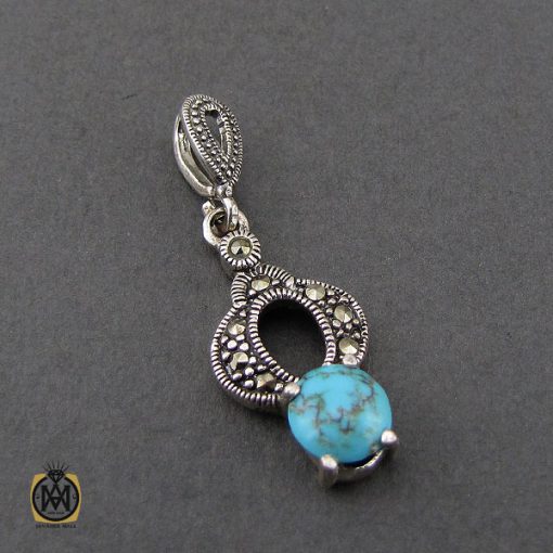 سرویس فیروزه نیشابور و مارکازیت طرح نیلا زنانه -کد 7213 - تصویر 4