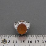 انگشتر عقیق یمن با حکاکی یا ثار الله و ابن ثاره مردانه – کد 10551 - تصویر 4