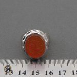 انگشتر عقیق یمن با حکاکی ماشاالله لا قوه الا بالله ان ترن انا اقل منک مالا و ولدا مردانه – کد 10561 - تصویر 4