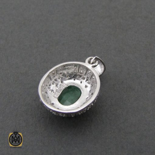 5 سرویس زمرد معدنی زنانه طرح آدرینا- کد 7194 - تصویر 5