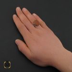 انگشتر عقیق یمن با حکاکی یا موسی بن جعفر مردانه – کد 10569 - تصویر 5