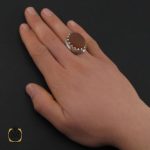 5 انگشتر عقیق یمن با حکاکی الله و پنج تن مردانه – کد 10580 - تصویر 5
